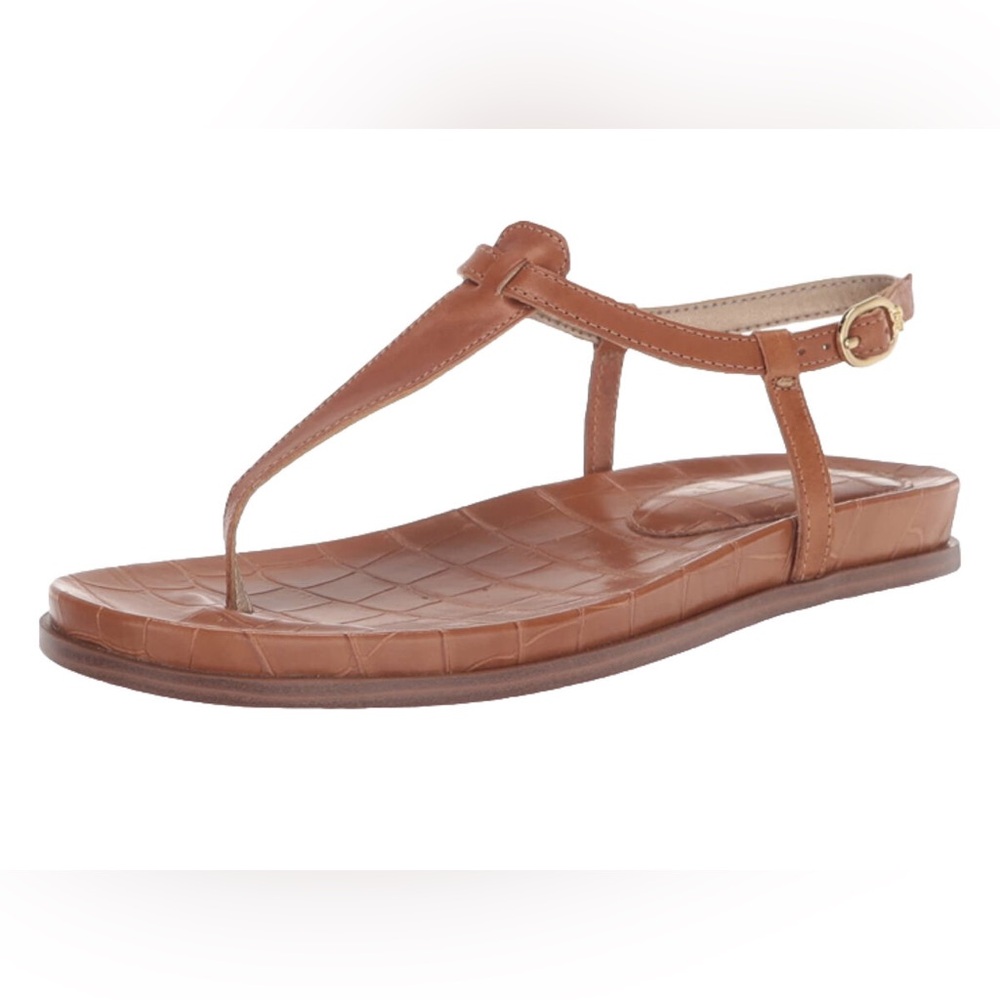Sam Edelman Naomi Tan T-Strap Sandals - Picture 5 of 11